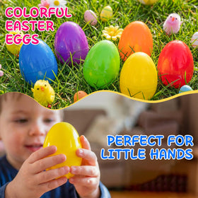 Kortes easter eggs with hinged lid for quick filling and reusability