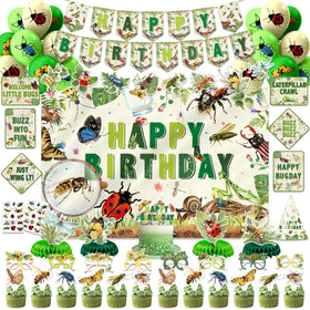 KOTLMIGHT Bugs party backdrop for vibrant birthday photos