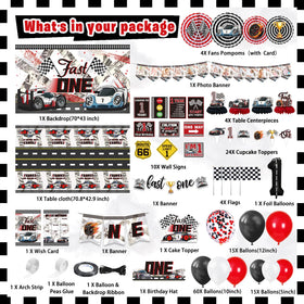 KOTLMIGHT Fast One photo banner creates a memorable party keepsake area
