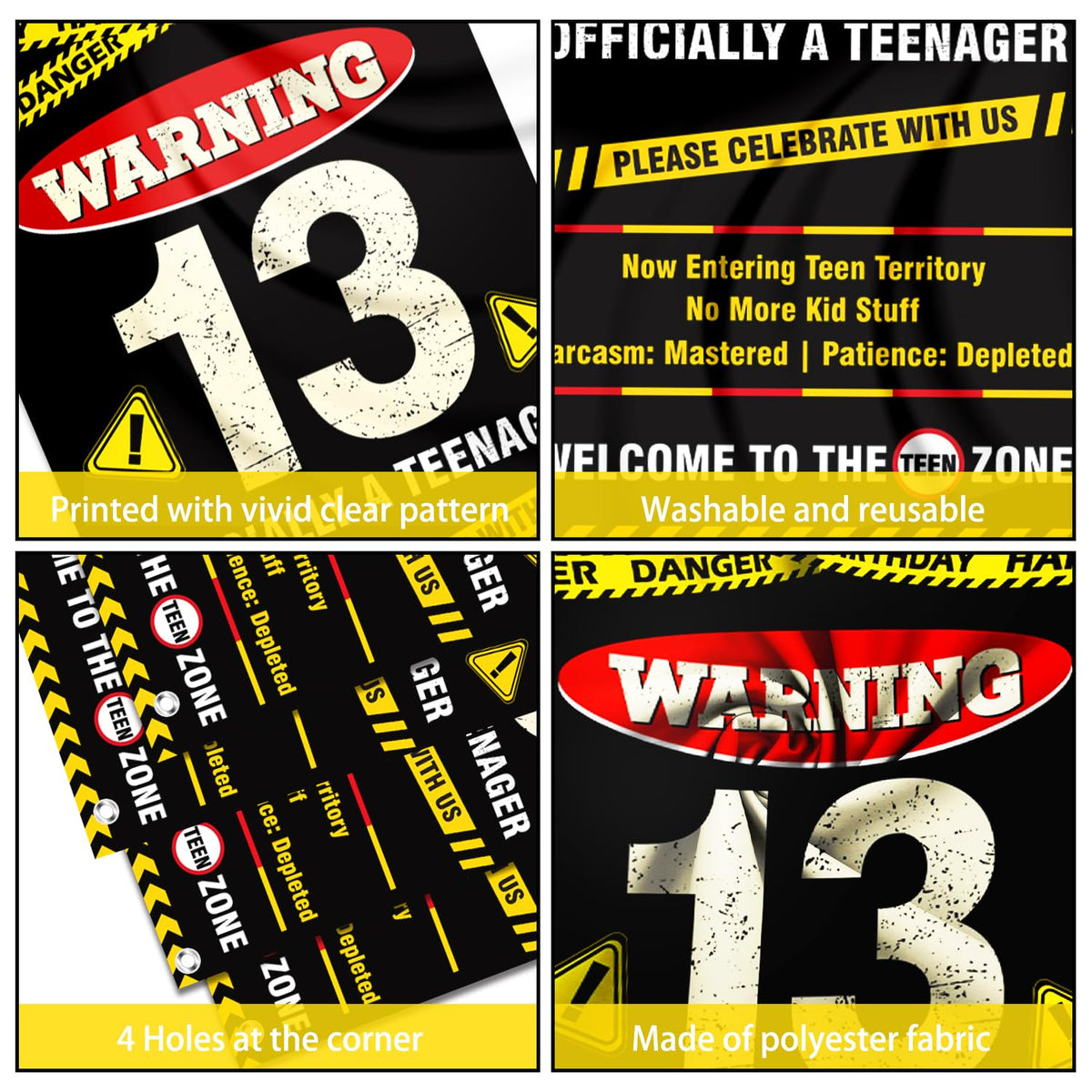 KOTLMIGHT teen birthday signs for playful moments and photos