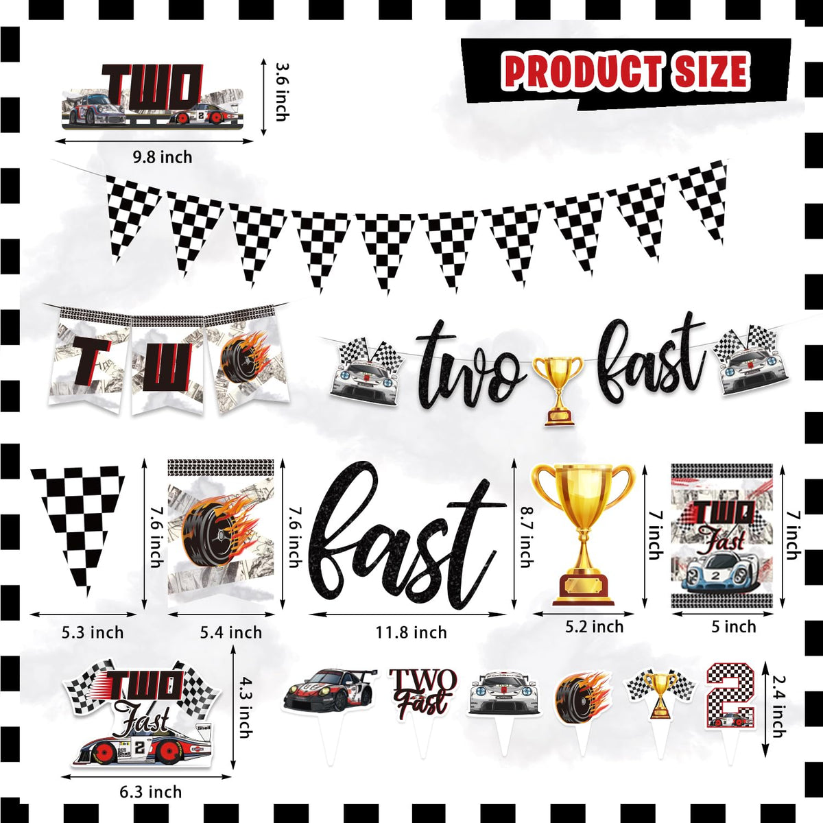 KOTLMIGHT Two Fast Tablecloth ties the racing vibe to tabletops