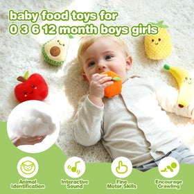 Koty rattling corn piece enhances auditory cues during playtime