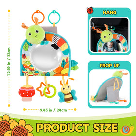 Koty infant car seat toy easy-attach design simplifies setup
