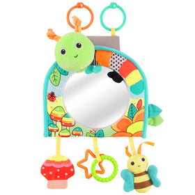 Koty infant car seat toy fox for playful sensory engagement on car trips