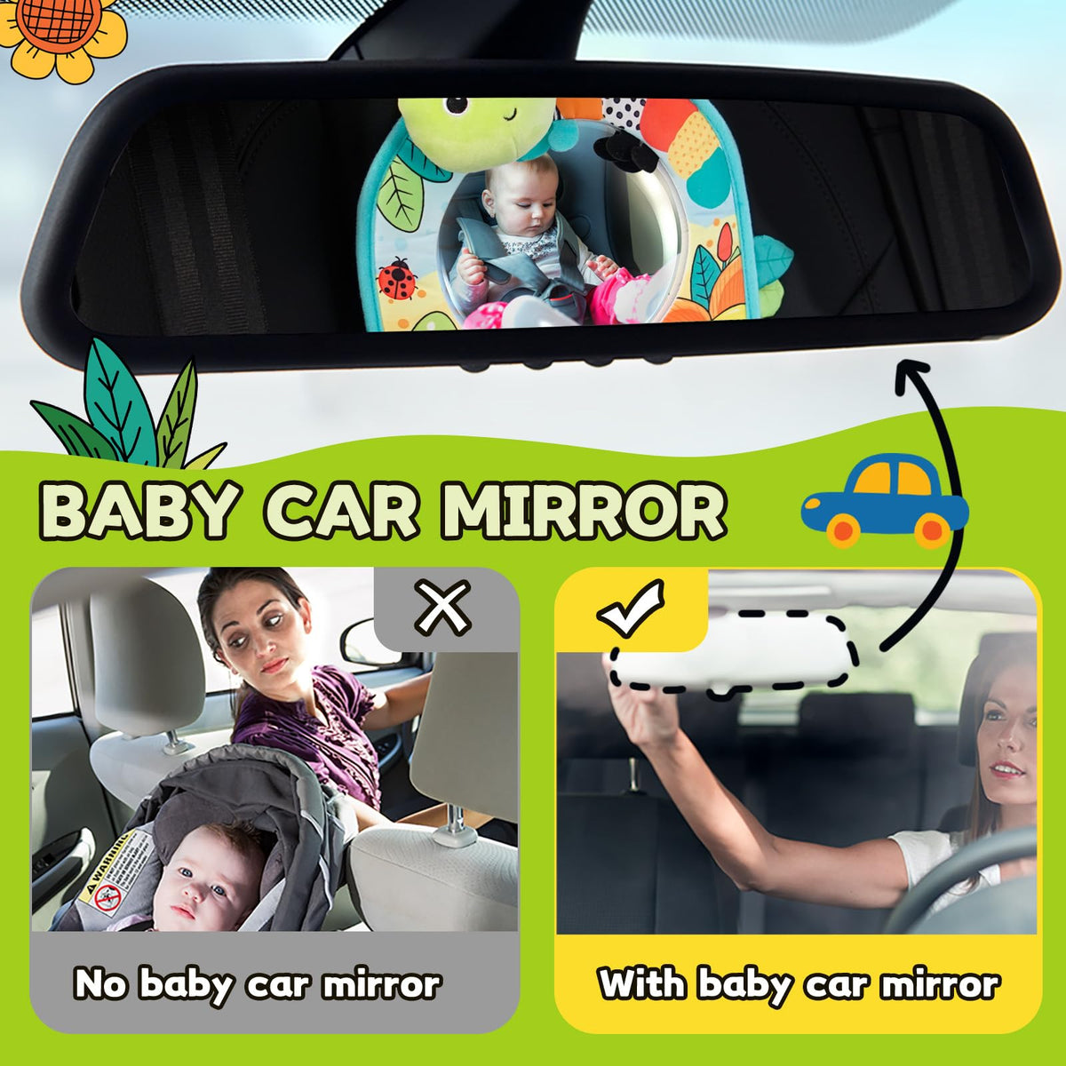 Koty infant car seat toy teether provides soothing relief while traveling