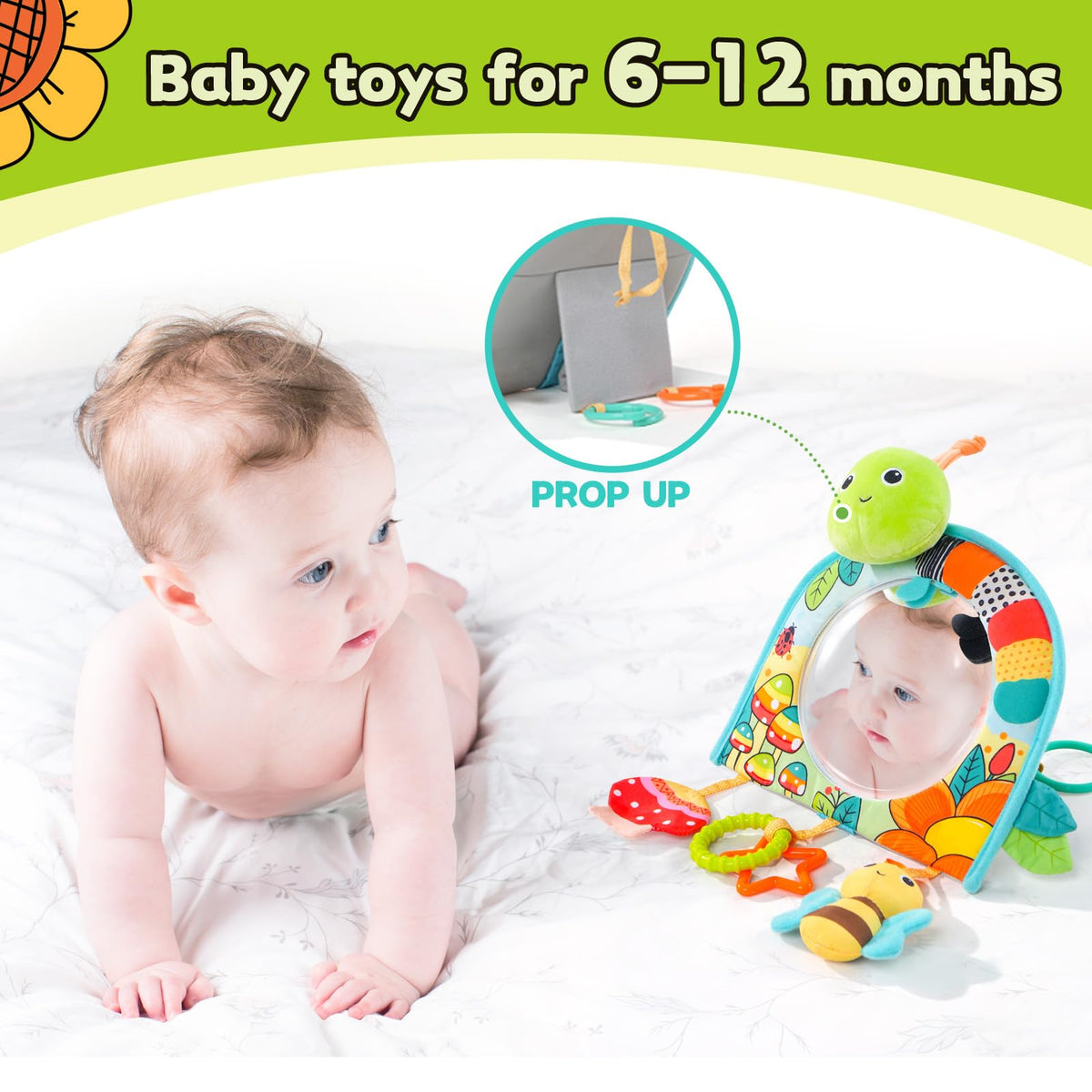 Koty infant car seat toy gift idea for newborns and babies