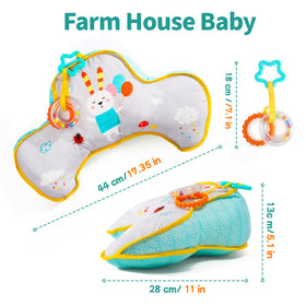 Koty pillow attachments clip to cribs or strollers for on-the-go convenience.