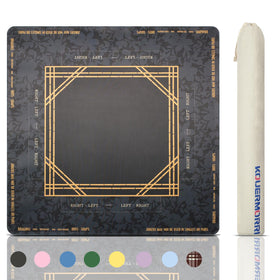 kouermorri pink mahjong mat on table showing large playing surface for comfort