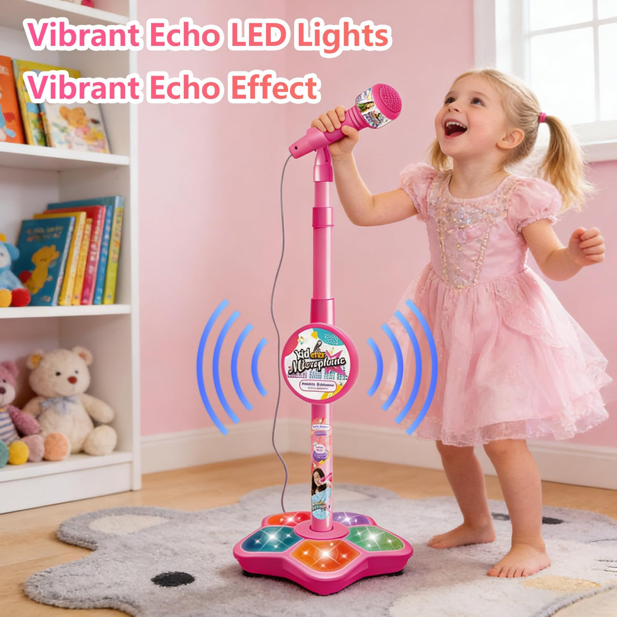 kowgical gift-pack microphone toy ideal for birthdays and celebrations