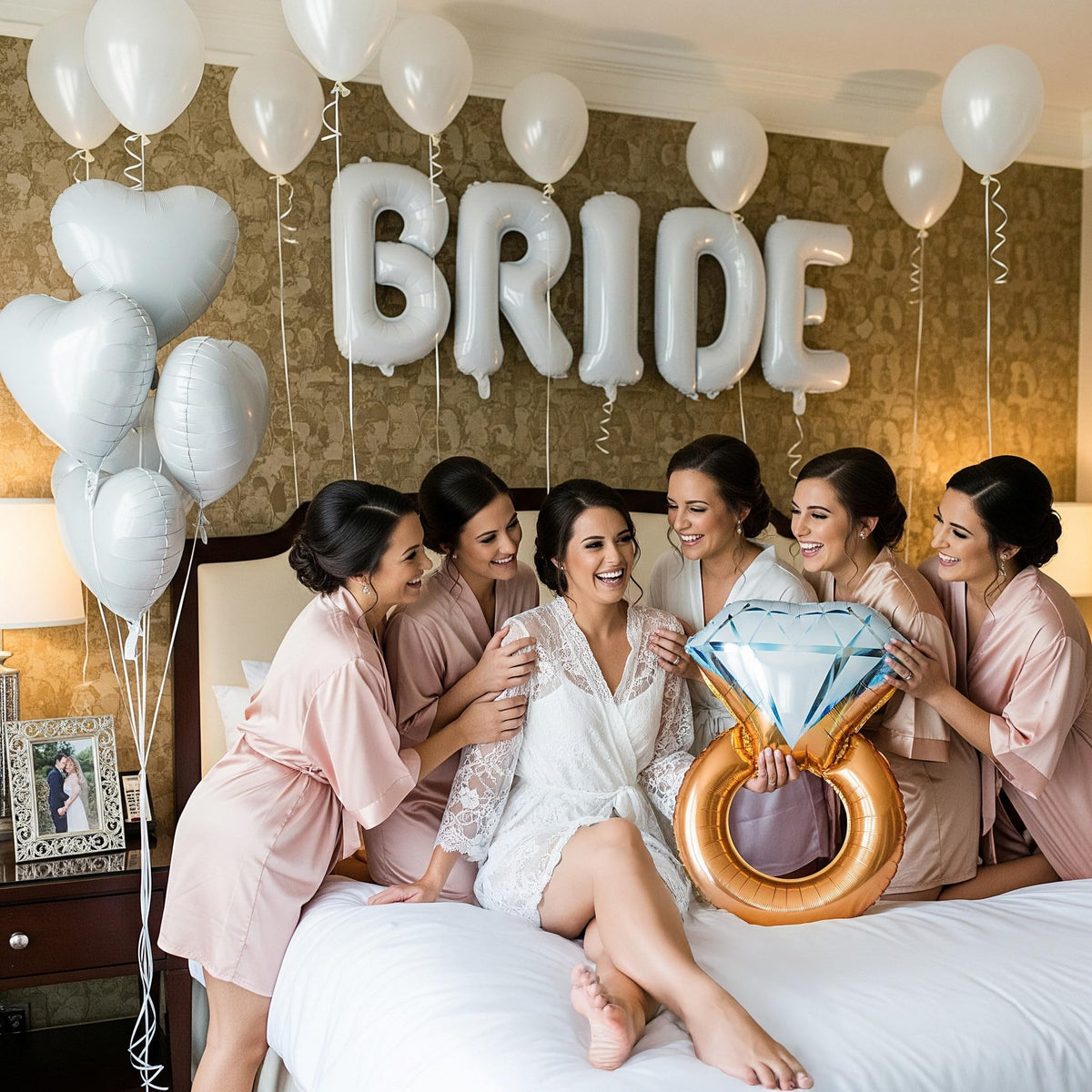 Kozee bride-to-be decor enhances photos and memories