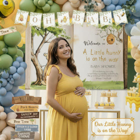 Kozee Classic Winnie backdrop sets a heartwarming scene for photos and guests.