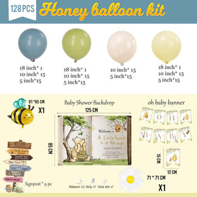 Kozee Classic Winnie daisy balloons brighten the palette and mood.