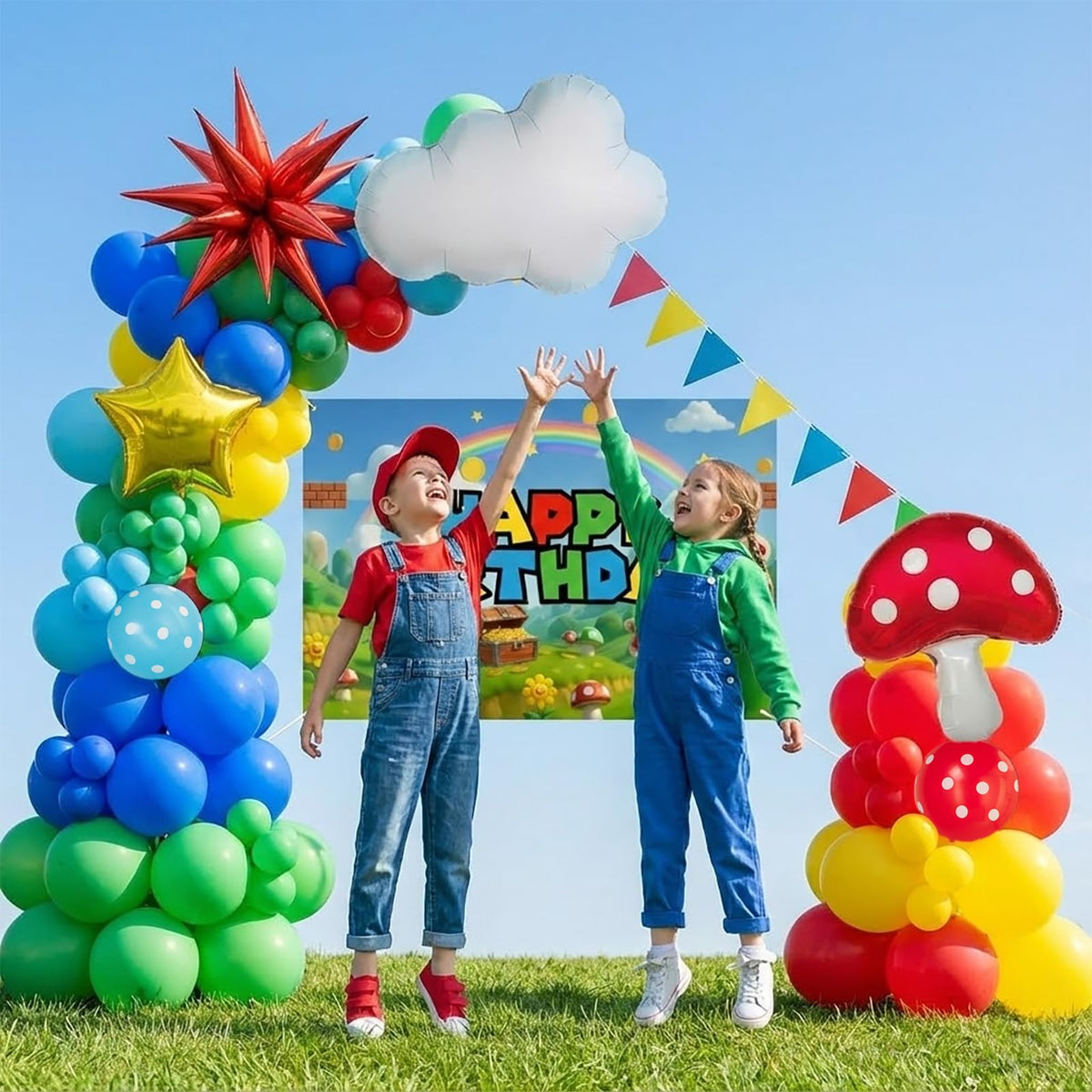 Kozee cloud foil balloons add whimsical shine to your party decor