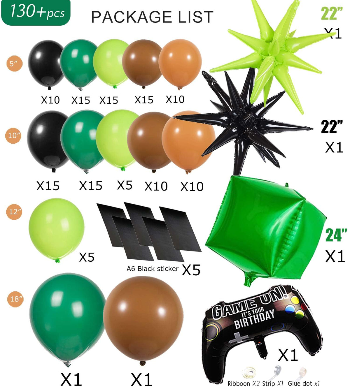 Kozee controller balloons enhance the arcade vibe at celebrations