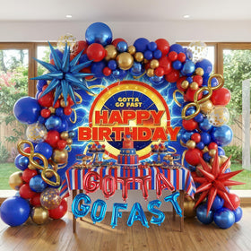 kozee gotta go fast letters foil balloons add dynamic text for celebratory photos