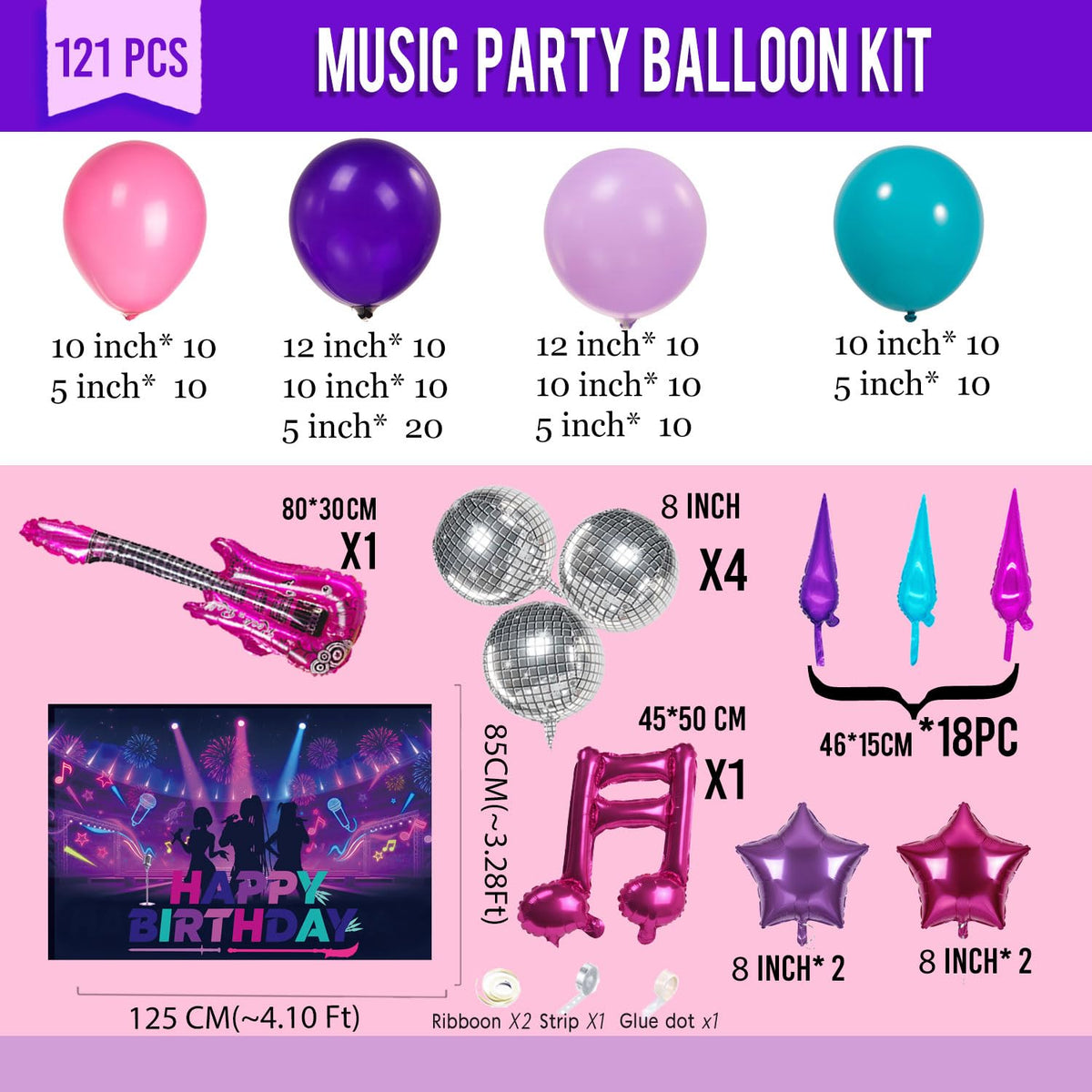 Kozee K-Pop Music Hunter decor collection suits themed birthdays and events