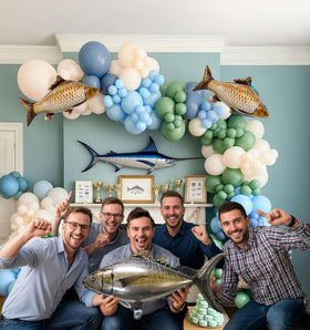 Kozee retirement party ocean decor evokes calm, celebratory vibes