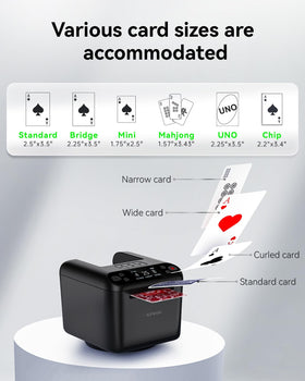 KPAW Automatic Card Dealer loading area with easy card insertion