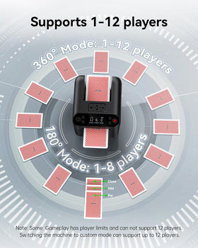 KPAW Automatic Card Dealer USB-C charging port ready for recharging