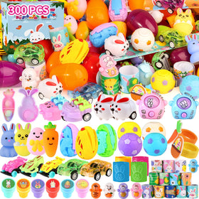 KPHNGB 300-piece Easter eggs packaging display for easy party prep.