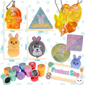 KPHNGB Easter squeeze toys, soft textures for gift bags.