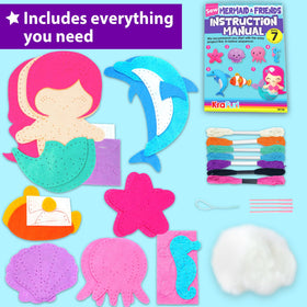 KRAFUN Dolphin sea doll: colorful learning project for kids.