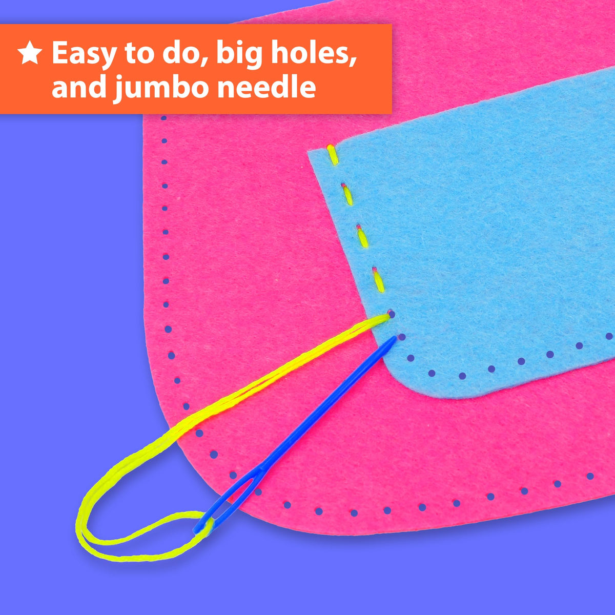 KRAFUN no-mess crafting with pre-cut shapes and holes