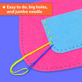 KRAFUN no-mess crafting with pre-cut shapes and holes