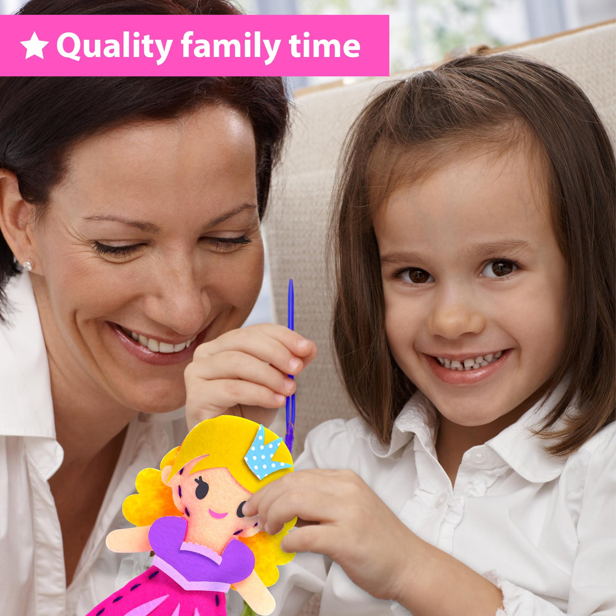 KRAFUN Easy Sew Fairy Tales pegasus plush invites magical play and basic stitching practice.