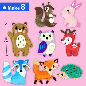 KRAFUN kit steps: clear visuals guide kids through sewing