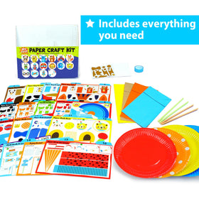 KRAFUN lion craft assembly for kids building fine motor skills.