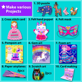 KRAFUN Princess lacing cards develop dexterity through easy, princess-themed threading activities.