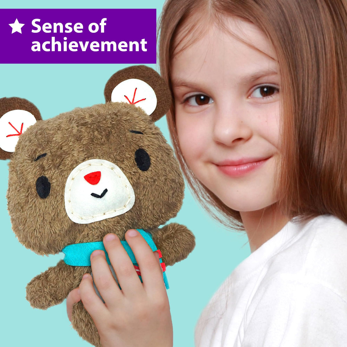 KRAFUN Owl doll sewing activity sparks creative play.