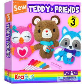 KRAFUN Teddy doll sewing project for beginners and practice.