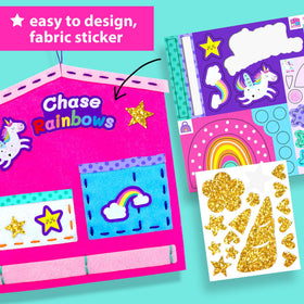 KRAFUN Unicorn mobile assembly inspiring creative room décor.