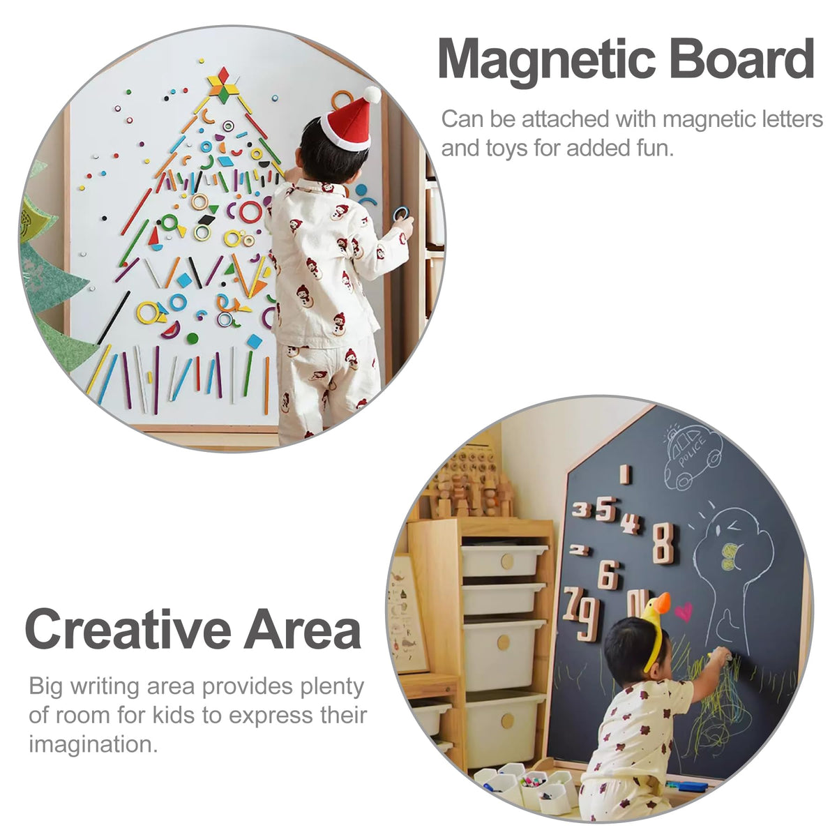 KRAND bi-storage frame holder keeps art supplies neatly organized