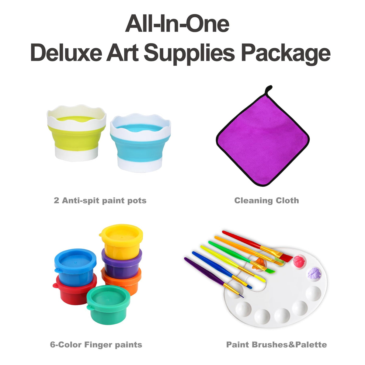 KRAND durable design withstands daily use for kids' art and crafts.