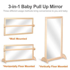 KRAND five-position pull-up rail supports growing balance and confidence