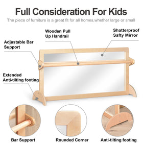 KRAND vertical rotation area enables dress-up and imaginative play as they grow