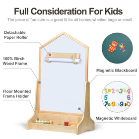 KRAND wall-mount easel saves floor space in busy playrooms