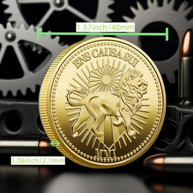 KRCLYIR 40mm diameter suits standard coin holders.