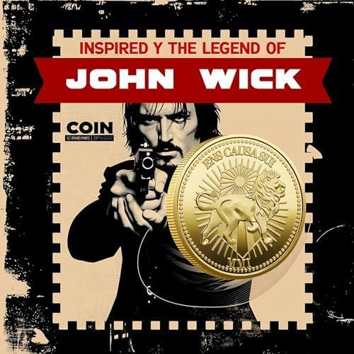 KRCLYIR cosplay accessory enhances John Wick-inspired costumes.
