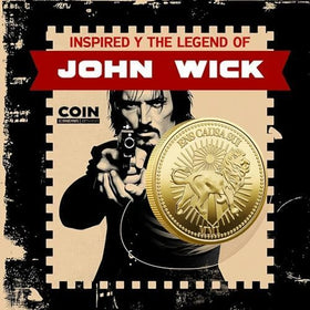 KRCLYIR cosplay accessory enhances John Wick-inspired costumes.