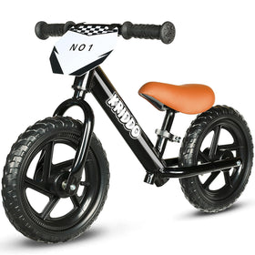 KRIDDO 12-inch balance bike with customizable plate for personalized ride