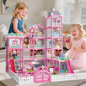 Stairs and slide feature on Krittybell Villa for active, hands-on fun