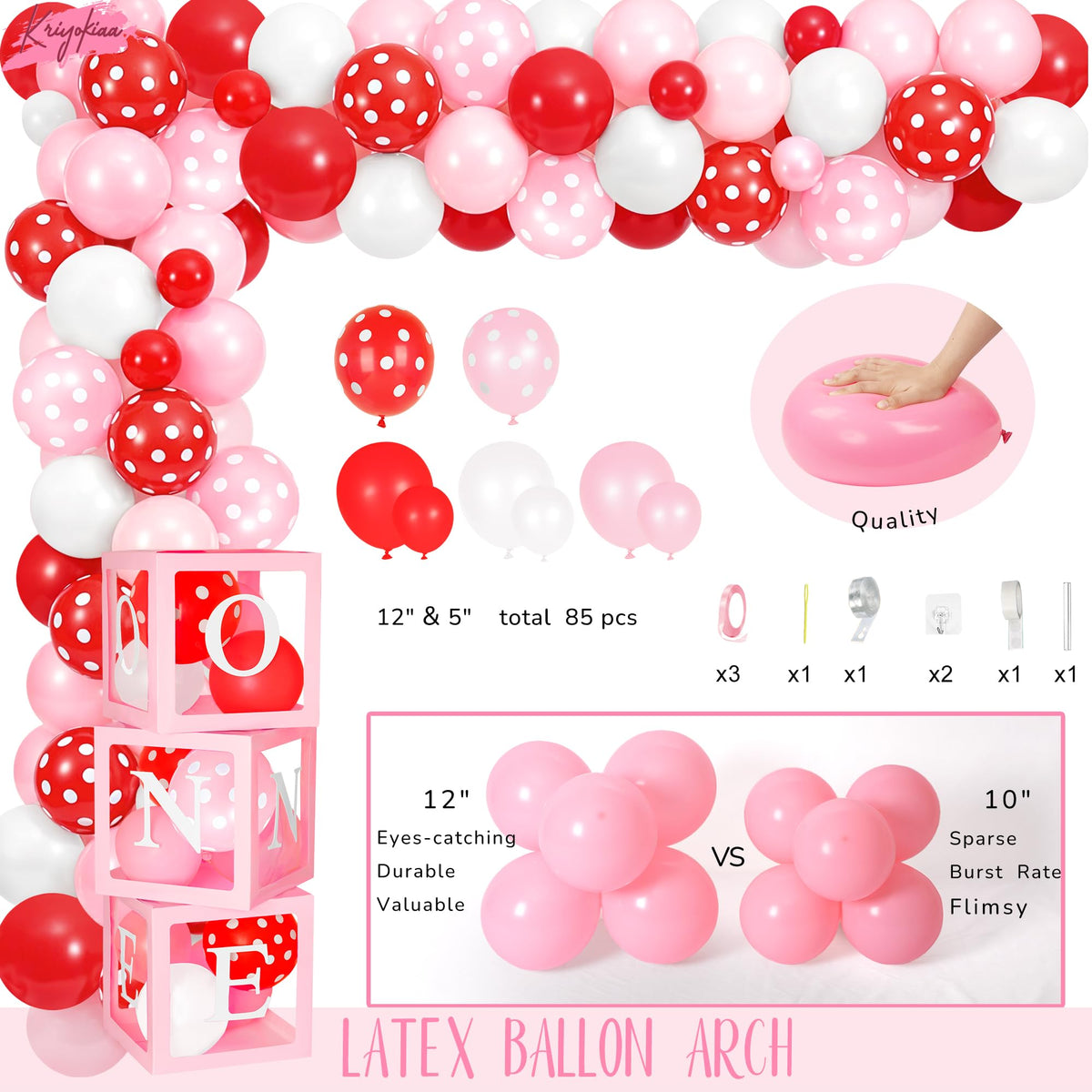 Kriyokiaa Balloon garland DIY setup—easy instructions for a lush centerpiece