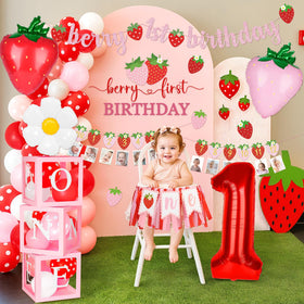 Kriyokiaa Berry banner poster—coordinated decor to celebrate a sweet year