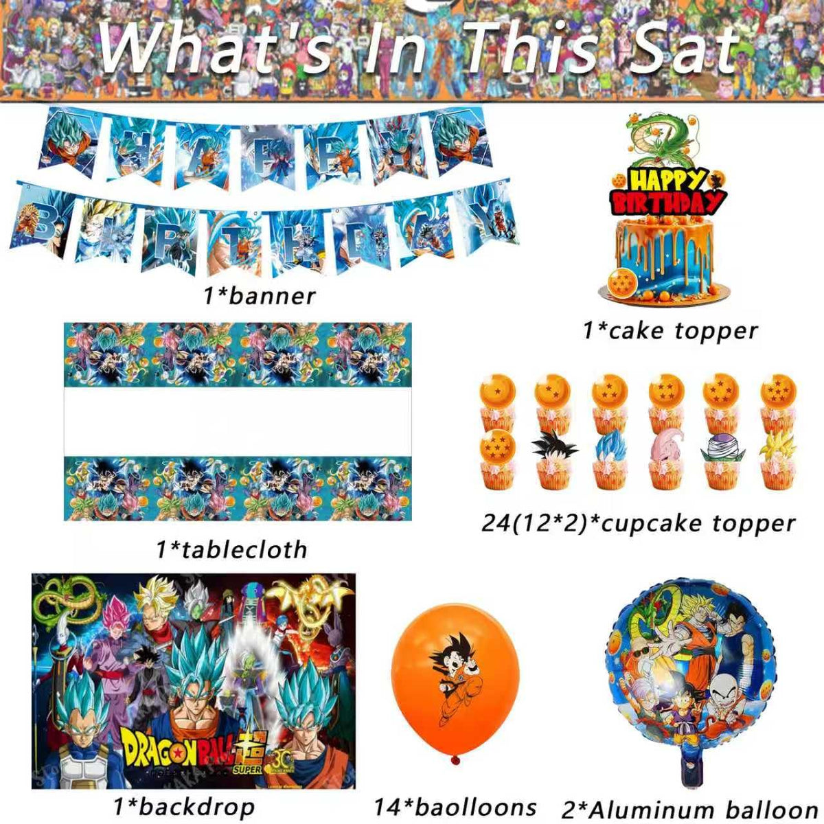 KROCEUS Dragon Ball tablecloth protects surfaces with style