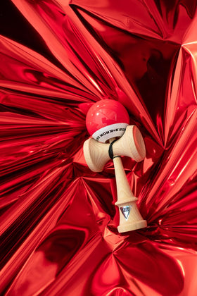 KROM Kendama POP LOL Red stickers personalize your Kendama kit