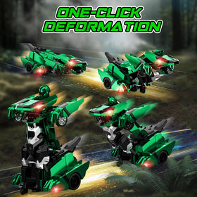 Kroyedfuw Dinosaur Transform RC Car in robot mode for interactive action